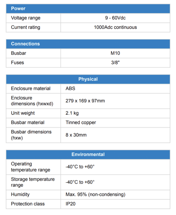 Victron Energy Lynx Class-T Power In Battery Combiner (M10) - Image 9
